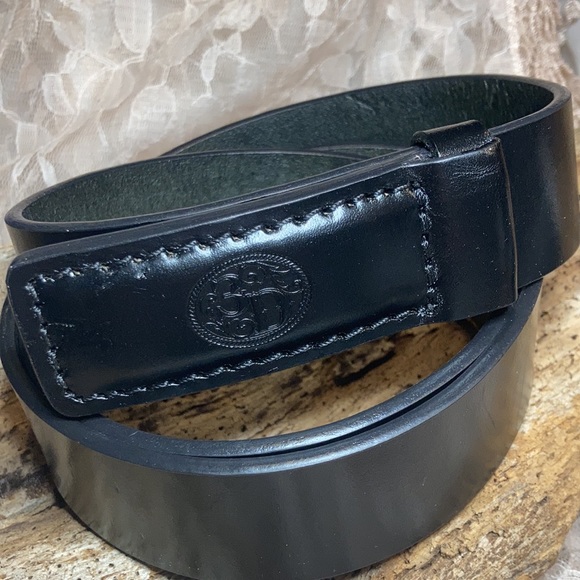 3D Brand Full Grain Leather Belt built in buckle - Picture 3 of 7
